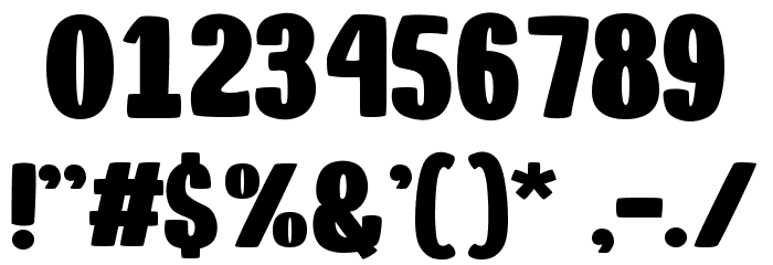 CANDY SAGA Font OTHER CHARS