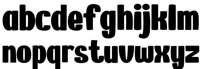 CANDY SAGA Font LOWERCASE