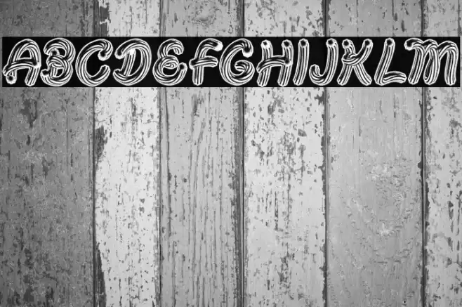 CANDYDAY BW PERSONAL USE Bold Font examples