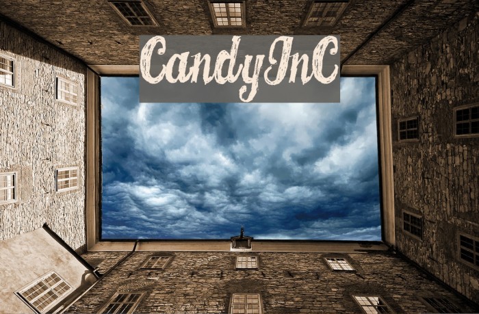 CANDYINC Font examples