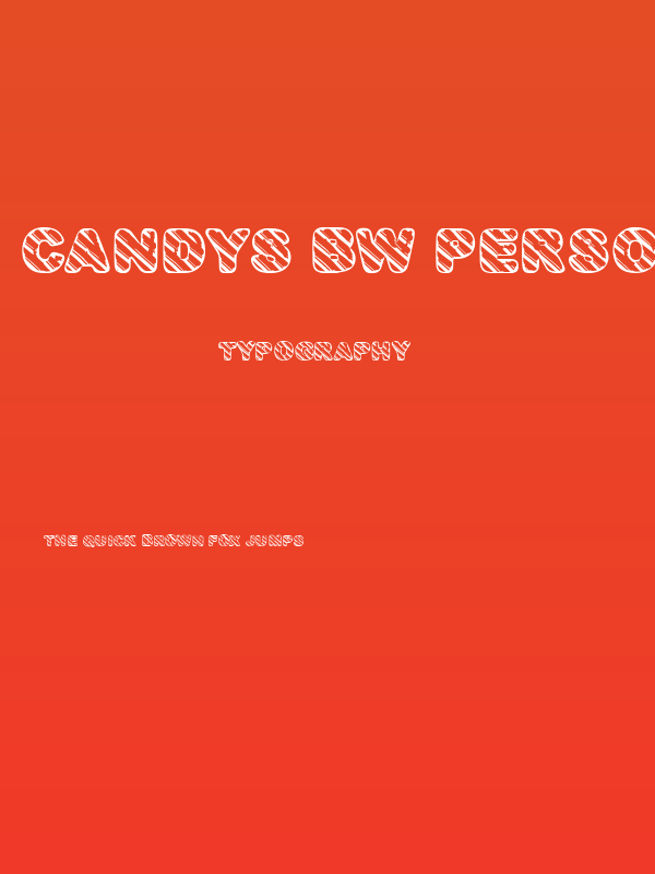 CANDYS BW PERSONAL USE Bold Poster