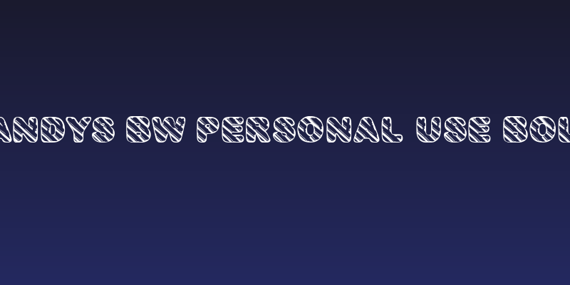 CANDYS BW PERSONAL USE Bold Social Header