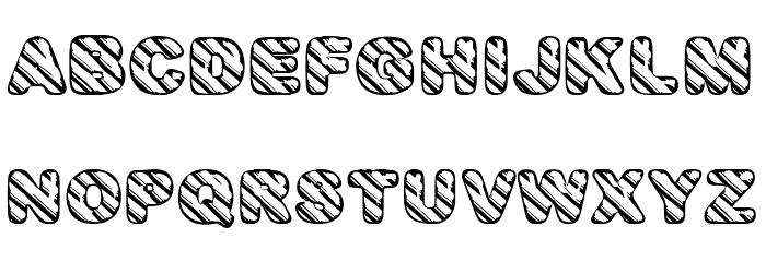 CANDYS BW PERSONAL USE Bold Font LOWERCASE