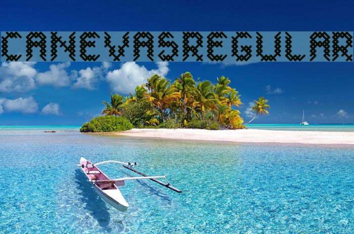 CANEVASRegular Font examples