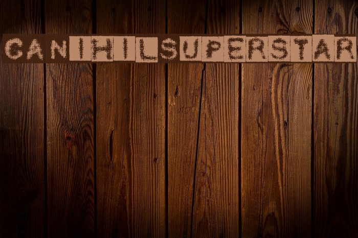 CANihilSuperstar Font examples