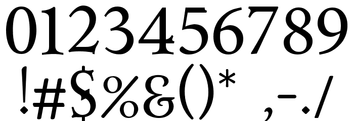 CAPORION Font OTHER CHARS