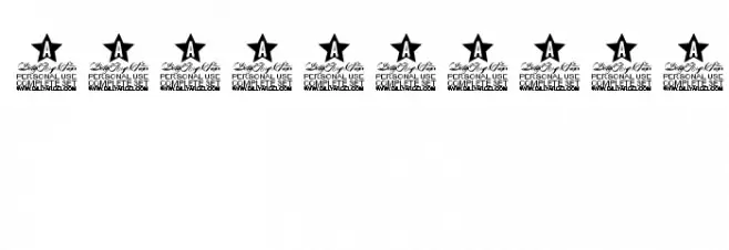 CAPTAIN BARBER PERSONAL USE Font OTHER CHARS