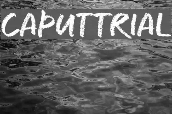 CAPUT_TRIAL Font examples