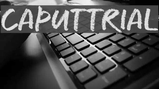 CAPUT_TRIAL Font examples