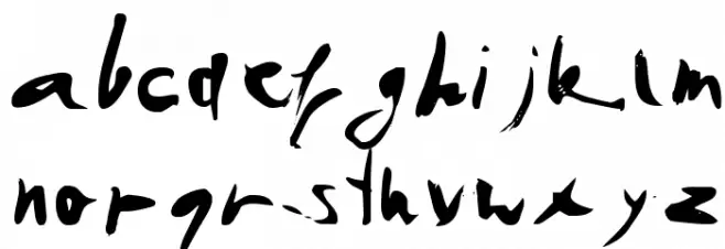 CAPlushy Font Litere mari