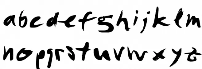 CAPlushy Font LOWERCASE