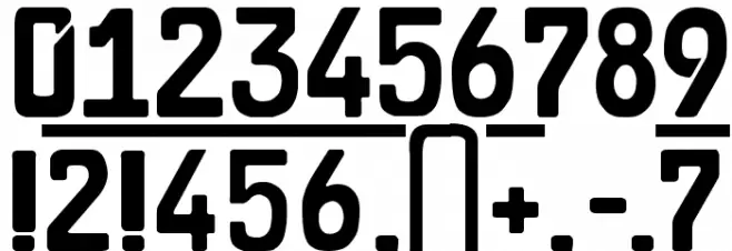 CAR-GO 2 Font OTHER CHARS