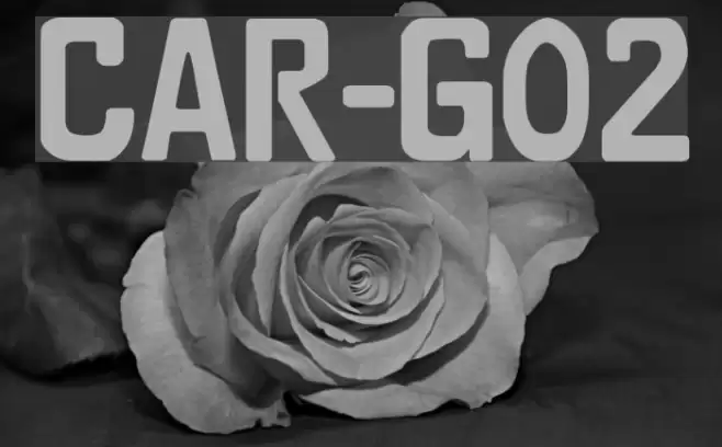 CAR-GO 2 Font examples