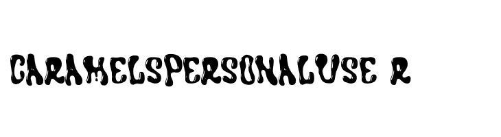 CARAMELSPERSONALUSE-Regular  Frei Schriftart Herunterladen