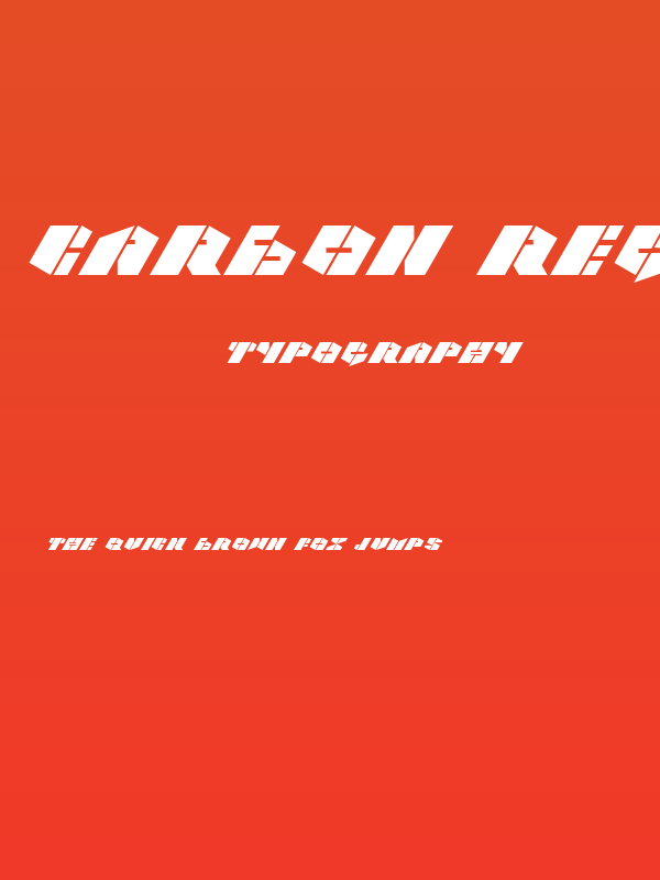 CARBON Regular Poster