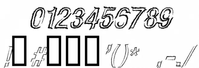 CARBONCILLO PALO Italic Caratteri ALTRI CARATTERI