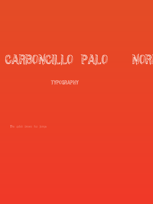CARBONCILLO PALO   Normal Poster