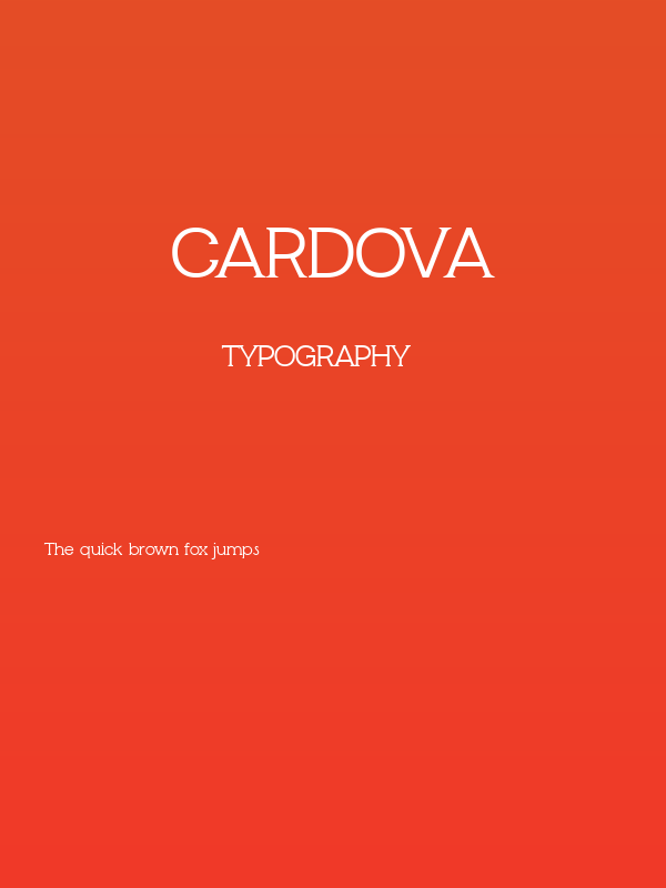 CARDOVA Poster