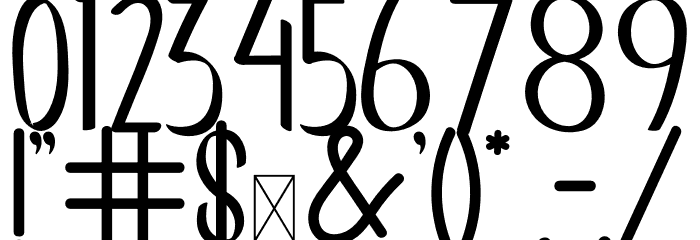 CARE SNOWBIE Font OTHER CHARS