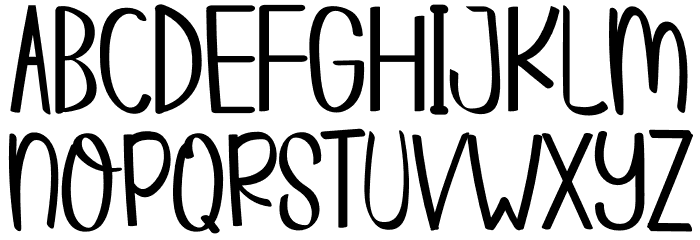 CARE SNOWBIE Font LOWERCASE