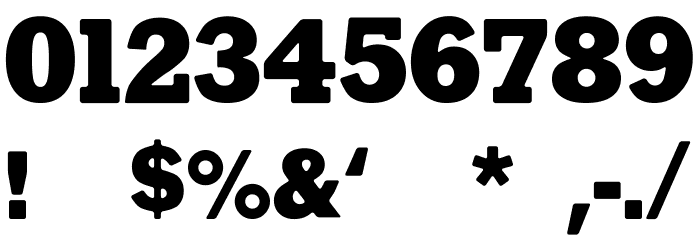 CARERRA Jones Font OTHER CHARS