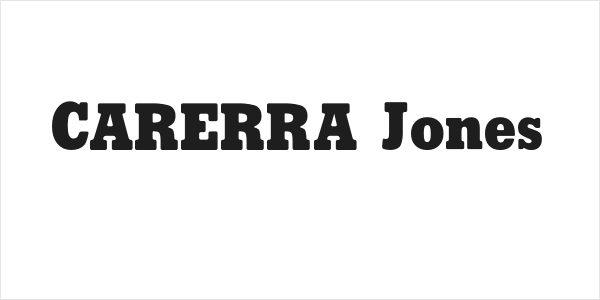 CARERRA Jones Logo