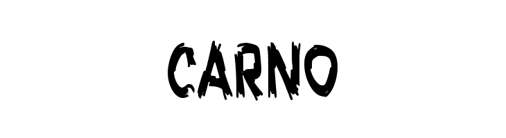 CARNO  font caratteri gratis