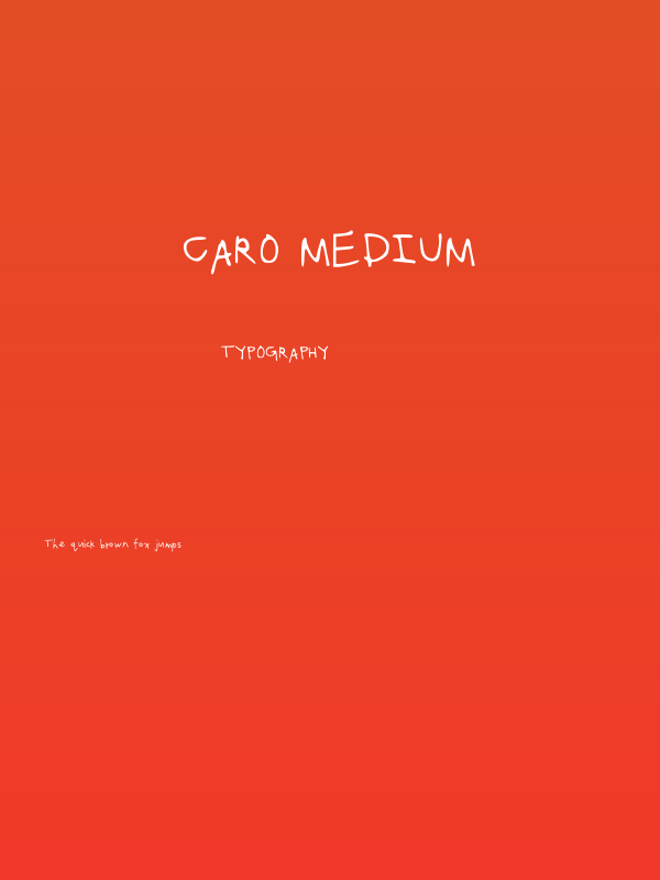 CARO Medium Poster