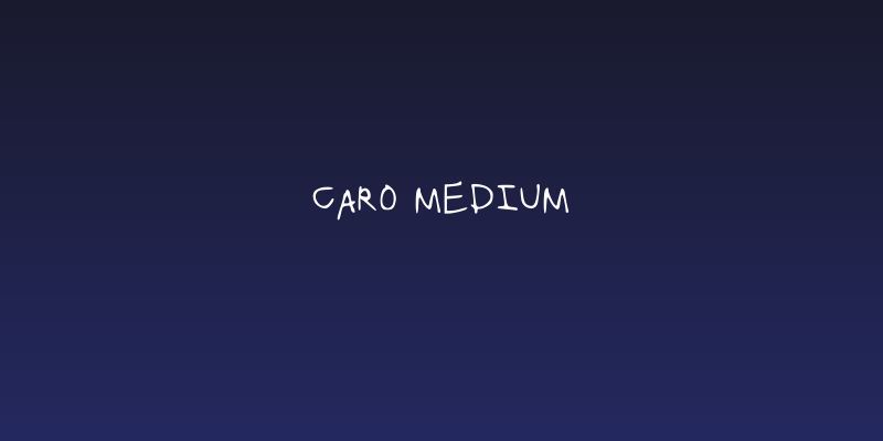CARO Medium Social Header