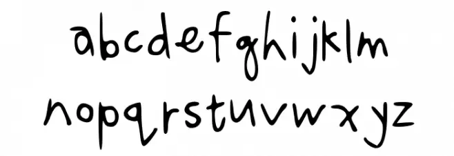 CARO Medium Font LOWERCASE
