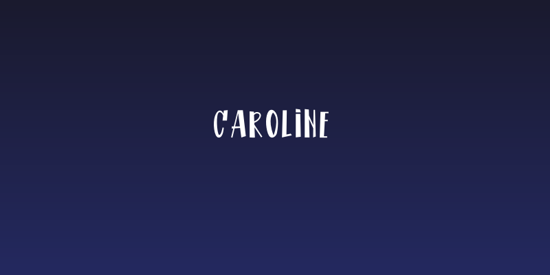 CAROLINE Social Header