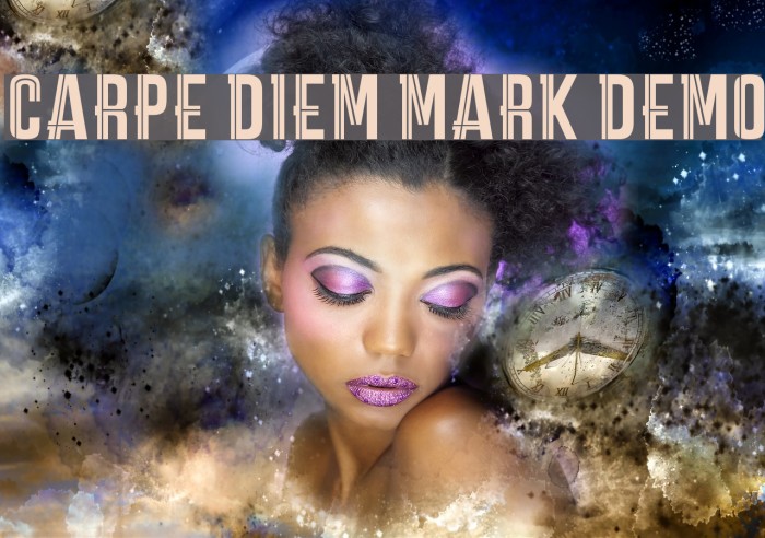CARPE DIEM MARK DEMO Font examples