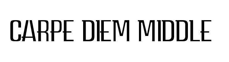 CARPE DIEM MIDDLE demo  baixar fontes gratis