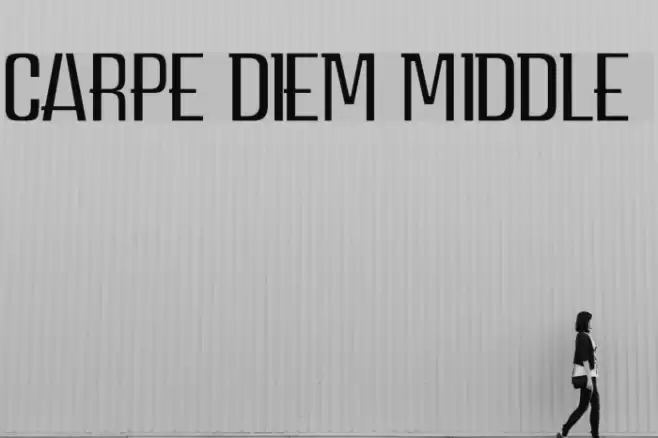 CARPE DIEM MIDDLE demo Font examples