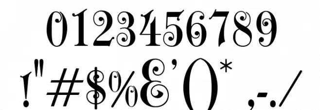 CARSageOpti Font OTHER CHARS