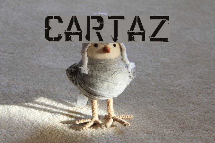 CARTAZ Font examples