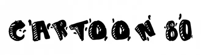 CARTOON 80  Fuentes Gratis Descargar
