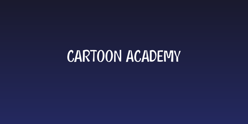 CARTOON ACADEMY Social Header