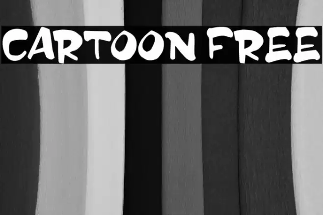 CARTOON FREE Font examples
