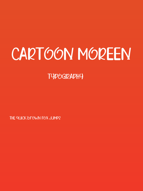CARTOON MOREEN Poster