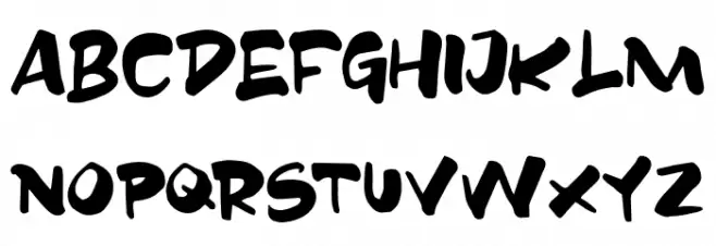 CARTOONFREE Fonte MAIÚSCULAS