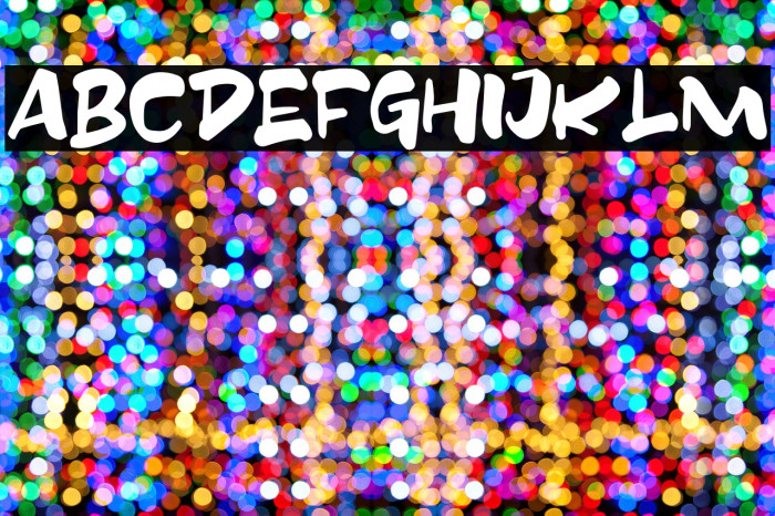 CARTOONFREE Font examples