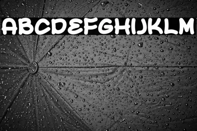 CARTOONIC Font examples