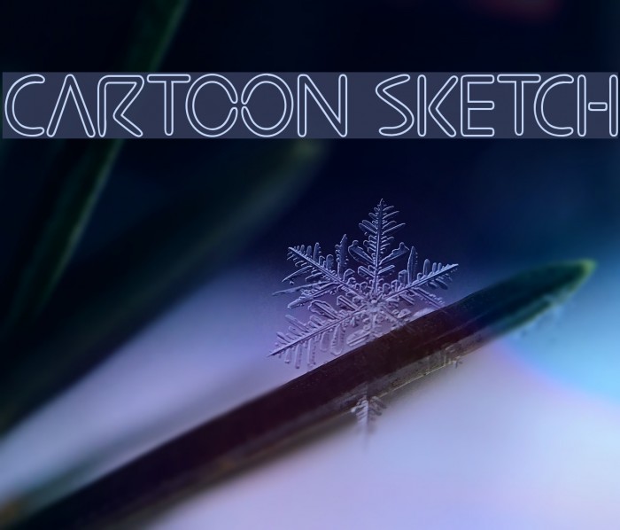 CARTOoN SKETCH Font examples