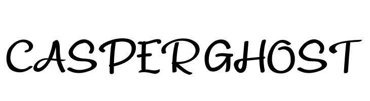 CASPER GHOST  Free Fonts Download