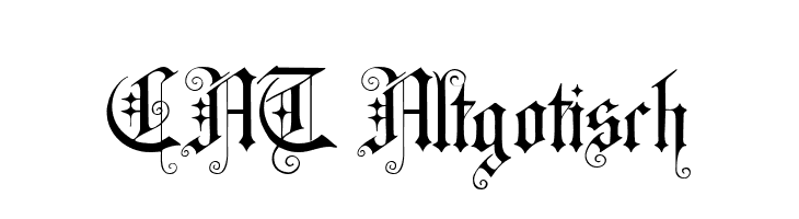 CAT Altgotisch  フリーフォントのダウンロード