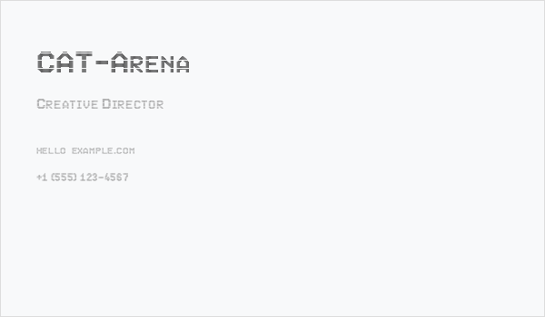 CAT-Arena Business Card