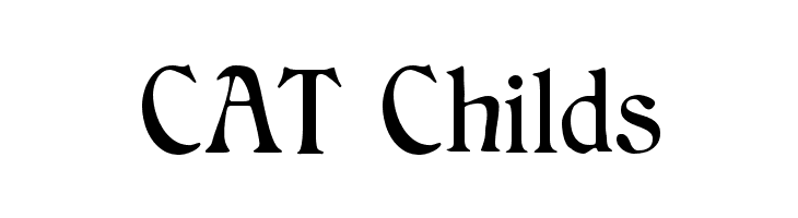 CAT Childs  नि: शुल्क फ़ॉन्ट्स डाउनलोड