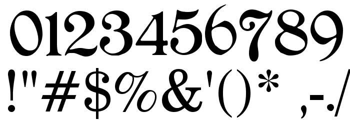 CAT Childs Font OTHER CHARS