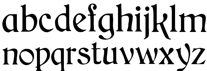 CAT Childs Font LOWERCASE